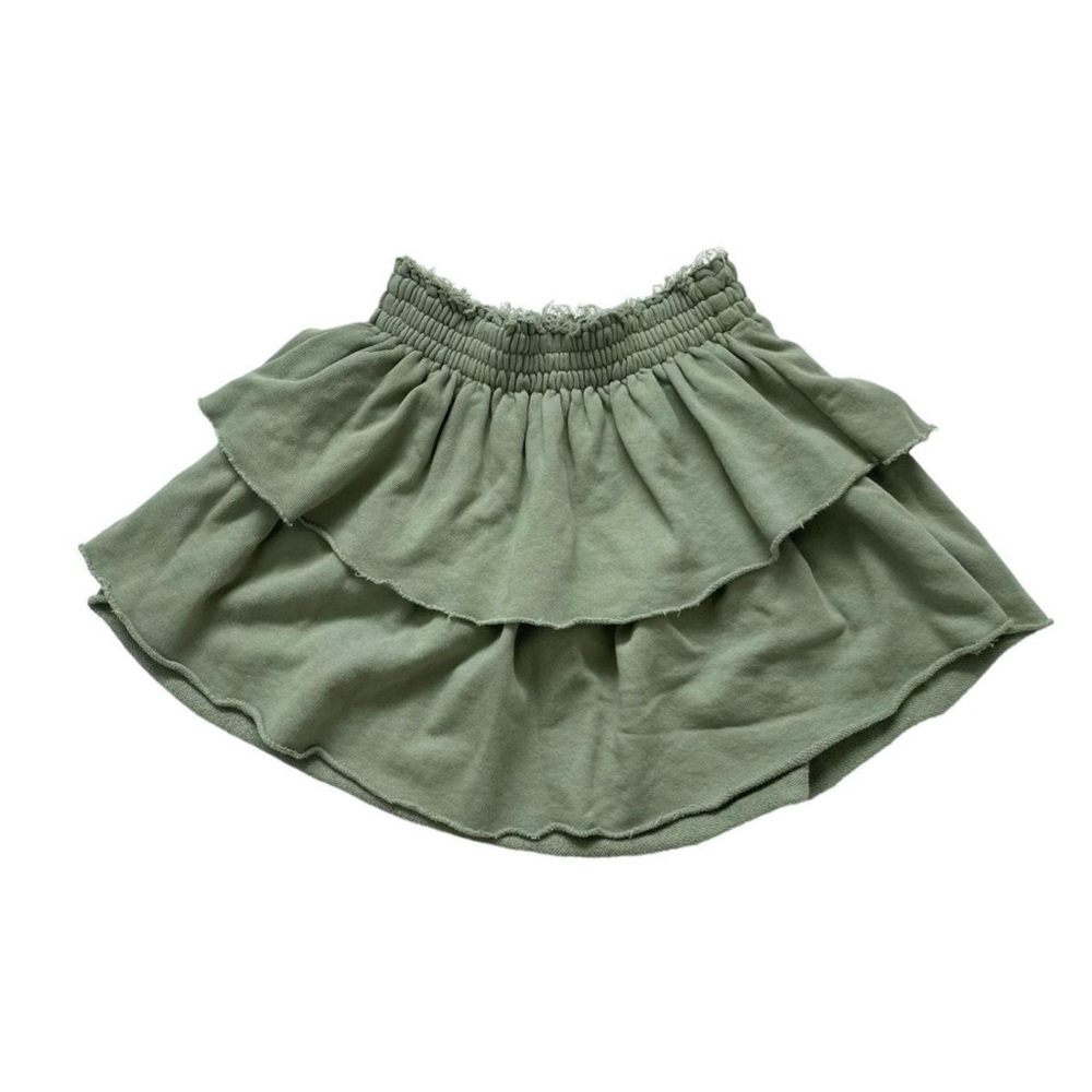 Aerie Olive‎ Ruffle Skirt